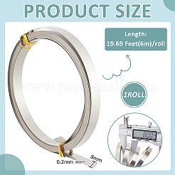 Flat Cupronickel Wire&nbsp;CWIR-WH0012-07E-01