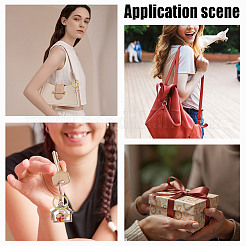 12Pcs 4 Colors Alloy Enamel Keychain&nbsp;KEYC-NB00019