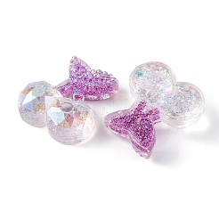 Transparent Epoxy Resin Fruit Cherry Decoden Cabochons&nbsp;CRES-M034-08B