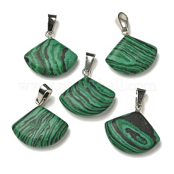 Synthetic Malachite Pendants&nbsp;G-Z067-05P-09