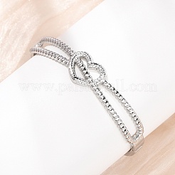 304 Stainless Steel Hinged Bangles for Women&nbsp;BJEW-F527-02P