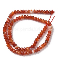 Natural Banded Agate Beads Strands&nbsp;G-D344-A34-02