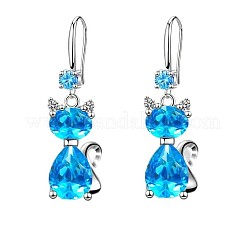 Alloy Rhinestone Dangle Earrings&nbsp;FS-WG213CF-03