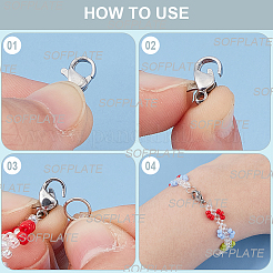 304 Stainless Steel Lobster Claw Clasps&nbsp;STAS-SP0001-74A