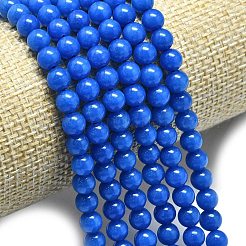 Natural Malaysia Jade Beads Strands&nbsp;G-L645-A01-6mm-13