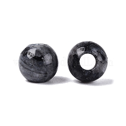 Natural Larvikite European Beads&nbsp;G-Q607-02T