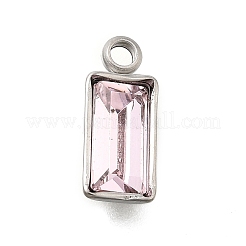 304 Stainless Steel Rhinestone Pendants&nbsp;STAS-Z125-11P