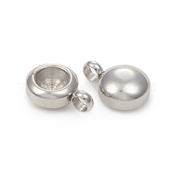Tarnish Resistant 201 Stainless Steel Pendant Rhinestone Settings&nbsp;STAS-G224-27P