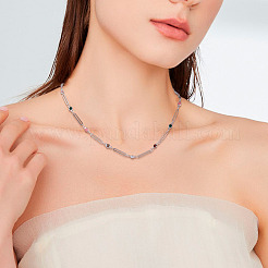 Brass Oval & Flat Round Link Chains&nbsp;CHC-TA0001-23