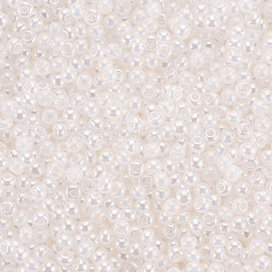 12/0 Imitation Jade Glass Seed Beads&nbsp;SEED-S049-B-004