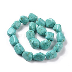 Synthetic Turquoise Beads Strands&nbsp;X-TURQ-G506-2