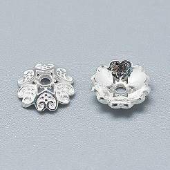 925 Sterling Silver Bead Caps&nbsp;X-STER-T002-87S
