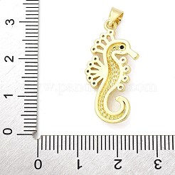 Brass Micro Pave Cubic Zirconia Pendants&nbsp;KK-S511-04C-G