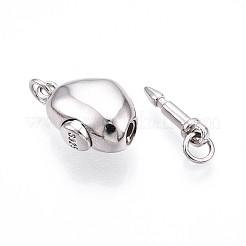 925 Sterling Silver Box Clasps&nbsp;STER-T007-134P
