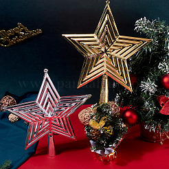 2Pcs 2 Colors Plastic Star Tree Top Decoration&nbsp;KY-TA0001-69