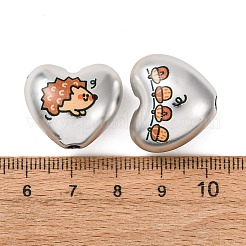 Printed Opaque Acrylic Beads&nbsp;AC-CBA1B25-01