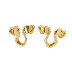 Ion Plating(IP) 304 Stainless Steel Stud Earrings for Women&nbsp;EJEW-K281-27G
