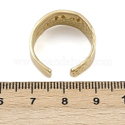 304 Stainless Steel Cuff Rings&nbsp;RJEW-D332-012L-G