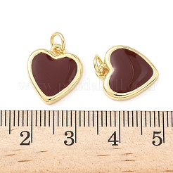 Brass Enamel Charms&nbsp;KK-B141-12G