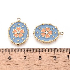Ion Plating(IP) 304 Stainless Steel Rhinestone Pendants&nbsp;STAS-N109-251C-G