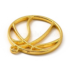 Alloy Open Back Bezel Pendants&nbsp;LS-X-FIND-B006-04G