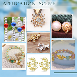70Pcs 7 Styles Brass Bead Caps&nbsp;FIND-AR0005-36
