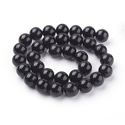 Natural Obsidian Beads Strands&nbsp;G-G099-12mm-24