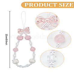 1Pc Plastic Cat Mobile Straps&nbsp;HJEW-LP0002-32
