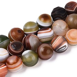 Natural Agate Beads Strands&nbsp;G-N357-08A-01