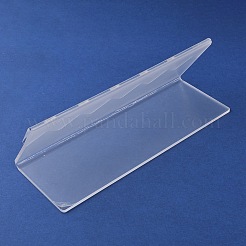 Desktop Transparent Acrylic Commemorative Coin Display Stand Racks&nbsp;ODIS-WH0036-09