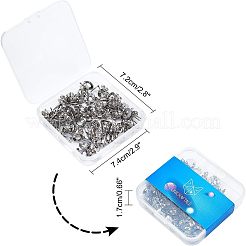 304 Stainless Steel Stud Earring Findings&nbsp;STAS-UN0003-42P