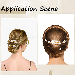 Iron Hair Sticks & Hair Combs&nbsp;OHAR-WH20008-06G