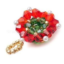 Christmas Glass Pendants&nbsp;PALLOY-JF03010-02