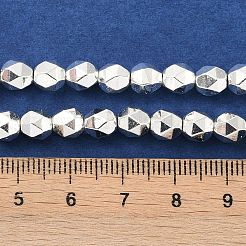 Electroplated Synthetic Non-Magnetic Hematite Beads Strands&nbsp;G-U003-09