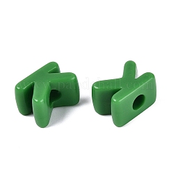 Opaque Acrylic European Beads&nbsp;OACR-M027-01K-11