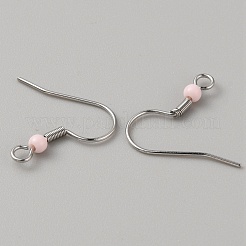 304 Stainless Steel Earring Hooks&nbsp;STAS-WH0027-64P-01