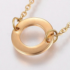 304 Stainless Steel Cable Chain Bracelets&nbsp;BJEW-I243-10G