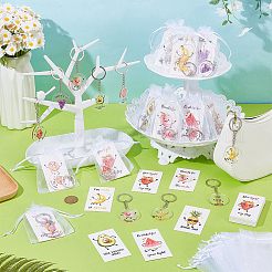 60Pcs Acrylic Keychains&nbsp;KEYC-CL0001-47