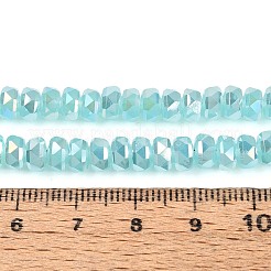 Electroplate Imitation Jade Glass Beads Strands&nbsp;EGLA-N022-05B-B03