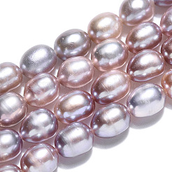 Natural Cultured Freshwater Pearl Beads Strands&nbsp;PEAR-N012-05T