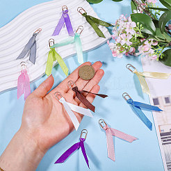 12Pcs Polyester Ribbon Bookmarks&nbsp;AJEW-CA00024