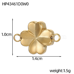 304 Stainless Steel Connector Charms&nbsp;STAS-OY009-25G