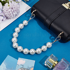 Plastic Imitation Pearl Beads Bag Chain Straps&nbsp;FIND-WH20009-37P