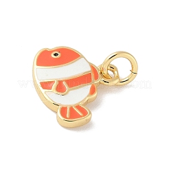 Brass Enamel Charms&nbsp;KK-B148-04G-02