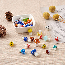 DIY Cute Mushroom Stretch Bracelets Making Kits&nbsp;DIY-TA0003-33