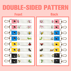 PU Leather & Cotton Name Marker Keychain&nbsp;AJEW-WH0514-013