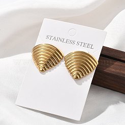 304 Stainless Steel Studs Earrings for Women&nbsp;EJEW-K306-22G