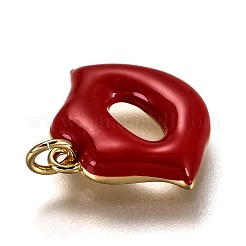 Brass Enamel Pendants&nbsp;KK-B026-17G