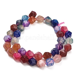 Natural Agate(Dyed & Heated) Beads Strands&nbsp;G-K425-B08-01
