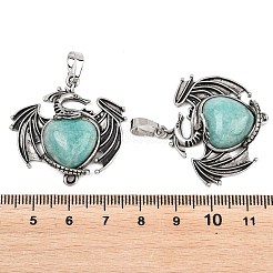 Natural Amazonite Pendants&nbsp;G-A315-04F-AS